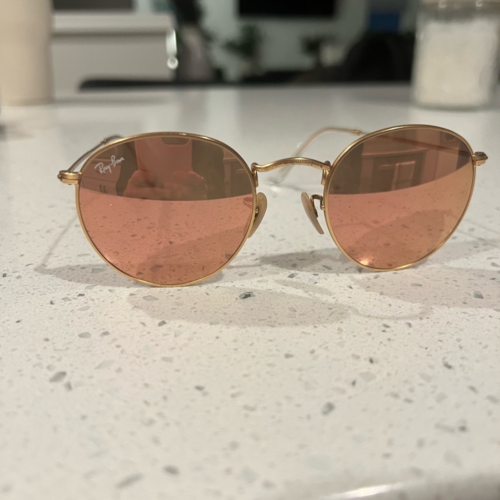 Ray Bans Round Metal Sunglasses